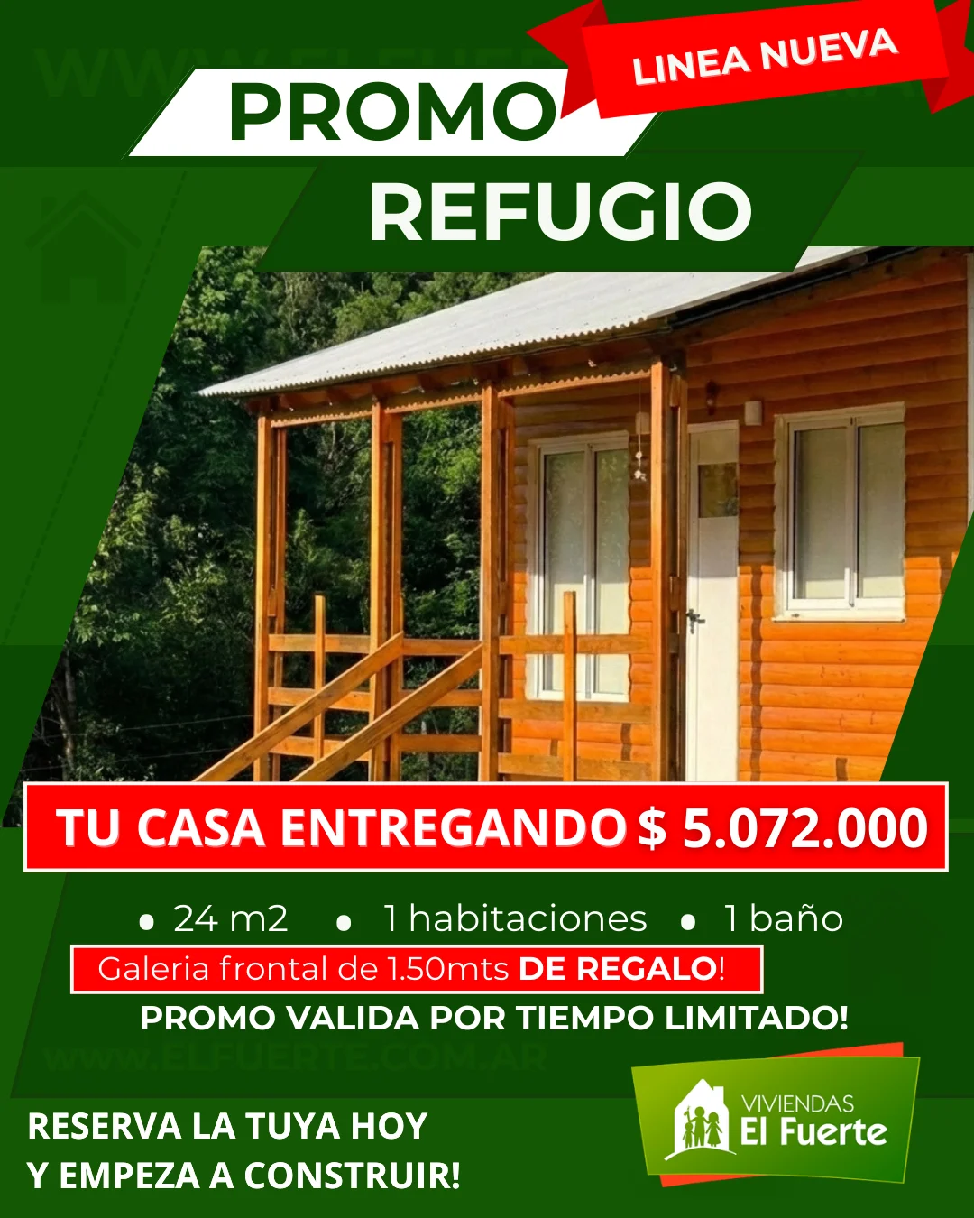 Casa Refugio: Comodidad en 24 m2