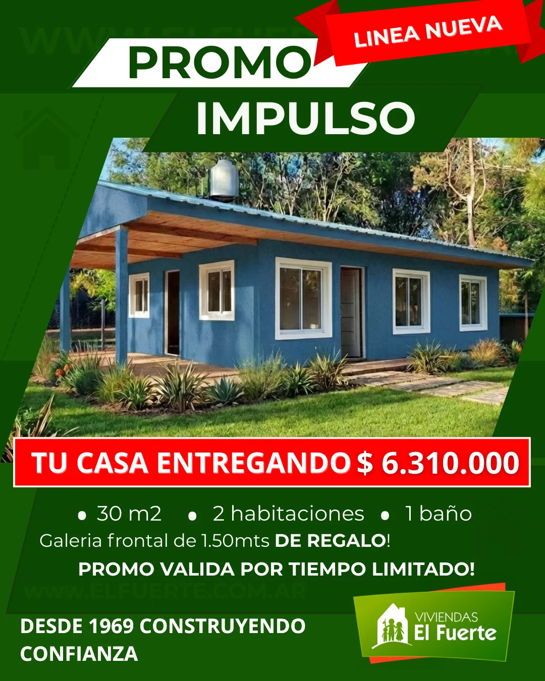 Casa Promoción Impulso 30 m2