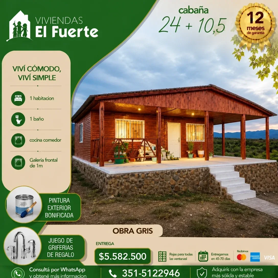 cabaña 24 + 10,5